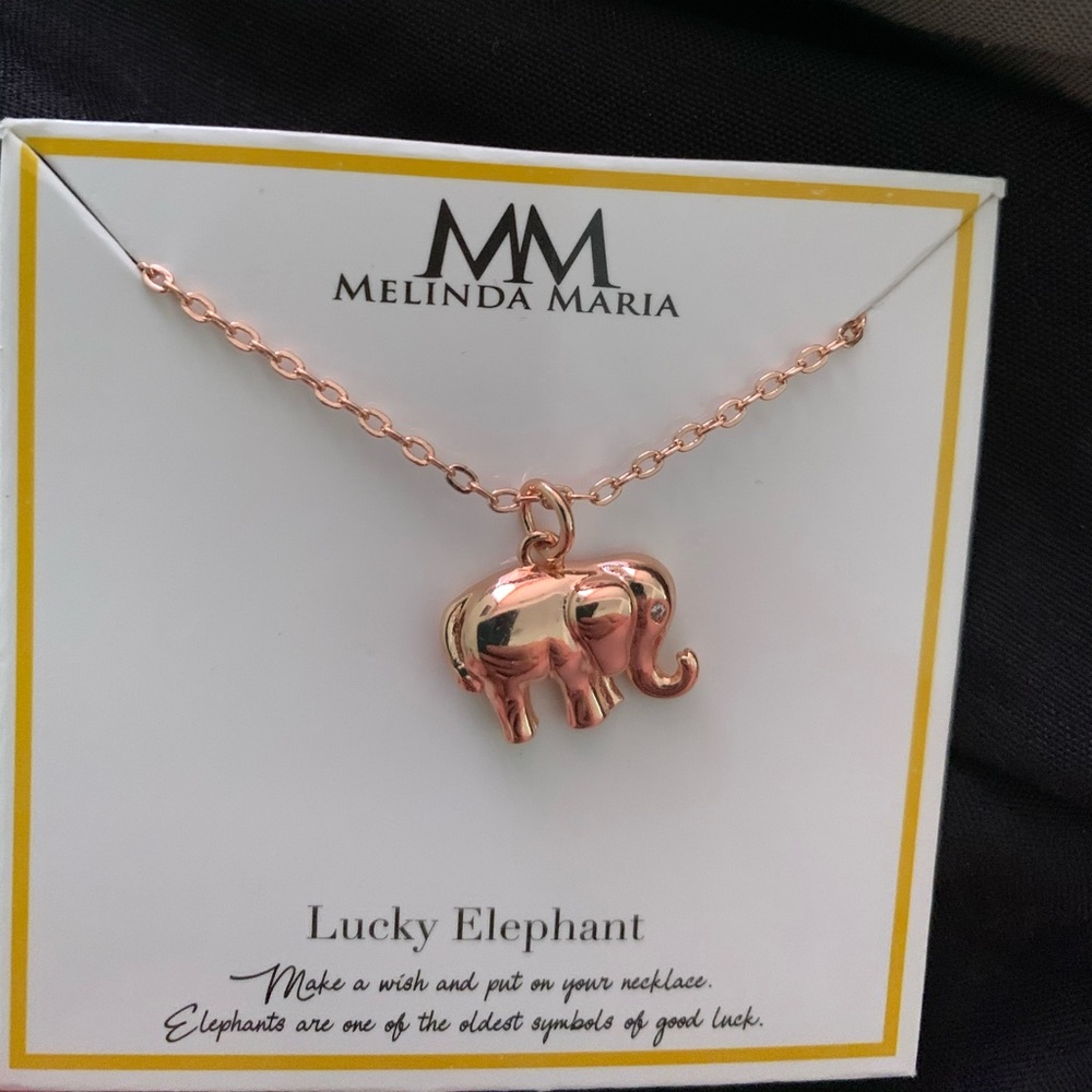 Lucky elephant necklace